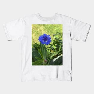 Blue Batchelor Button Kids T-Shirt